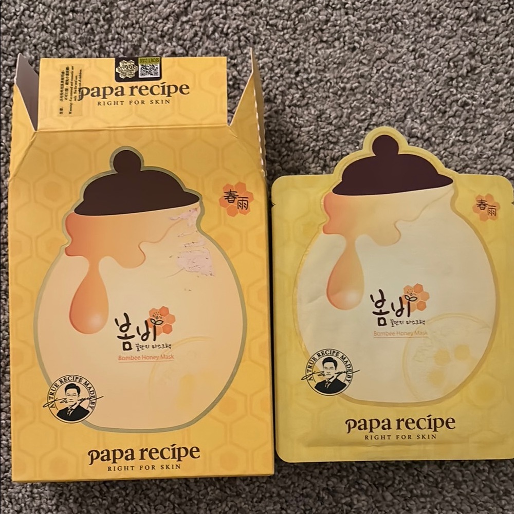 10-pc Papa Recipe Bombee Honey facial sheet Mask new in box